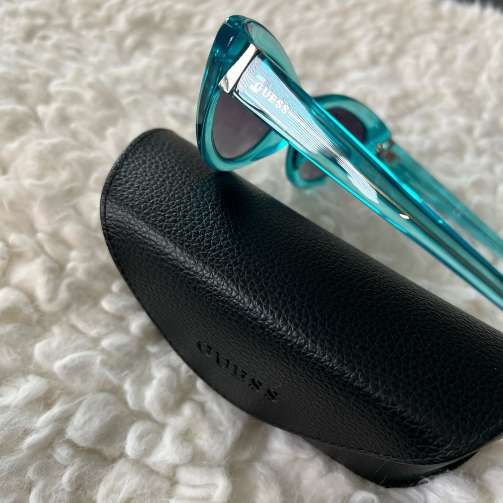 Guess Blue Cat-Eye Sunglasses - Picture 2 of 4